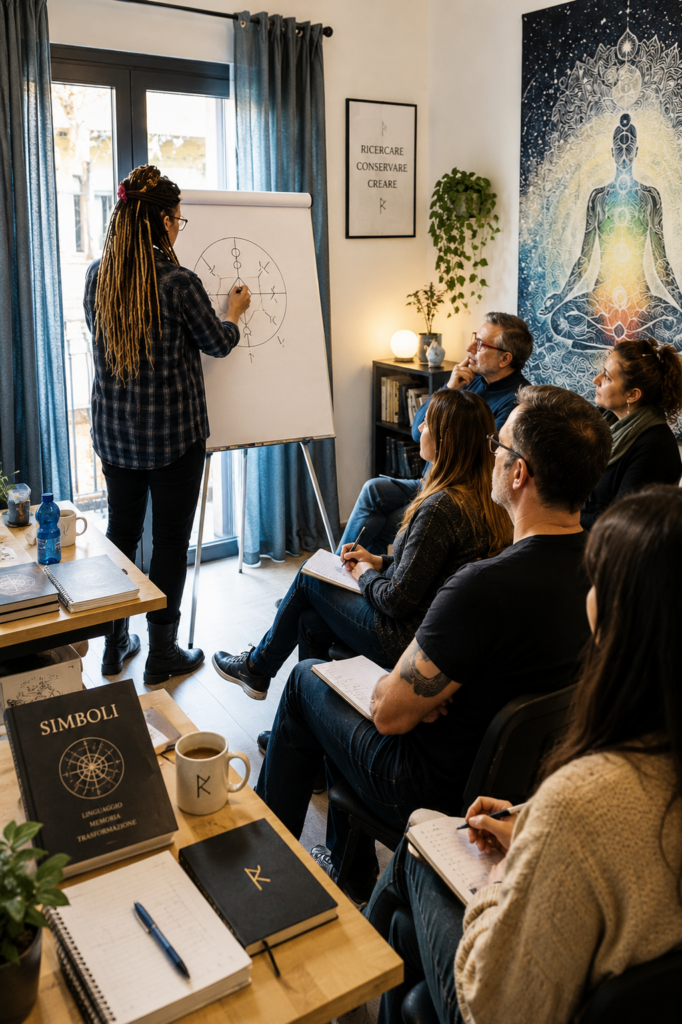Isa Ýr insegna Simbologia base, corso propedeutico di simbologia